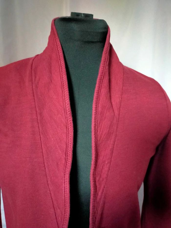 Veste femme bordeaux – Le Temps des Cerises – Taille S/M - photo numéro 4