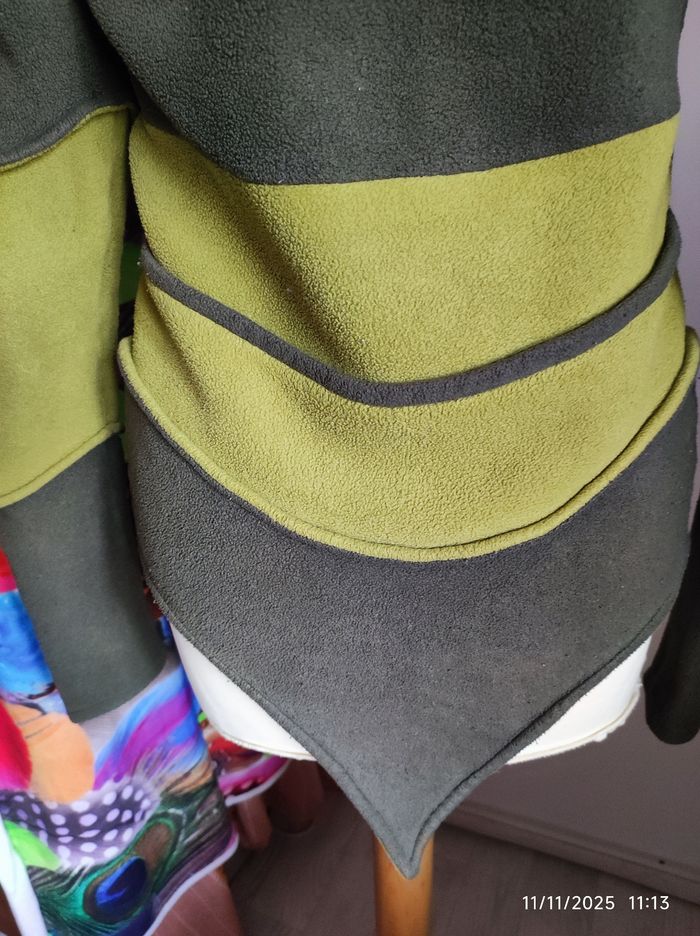 Manteau Original vert kaki et vert pomme Coupe Elf T36 - photo numéro 4