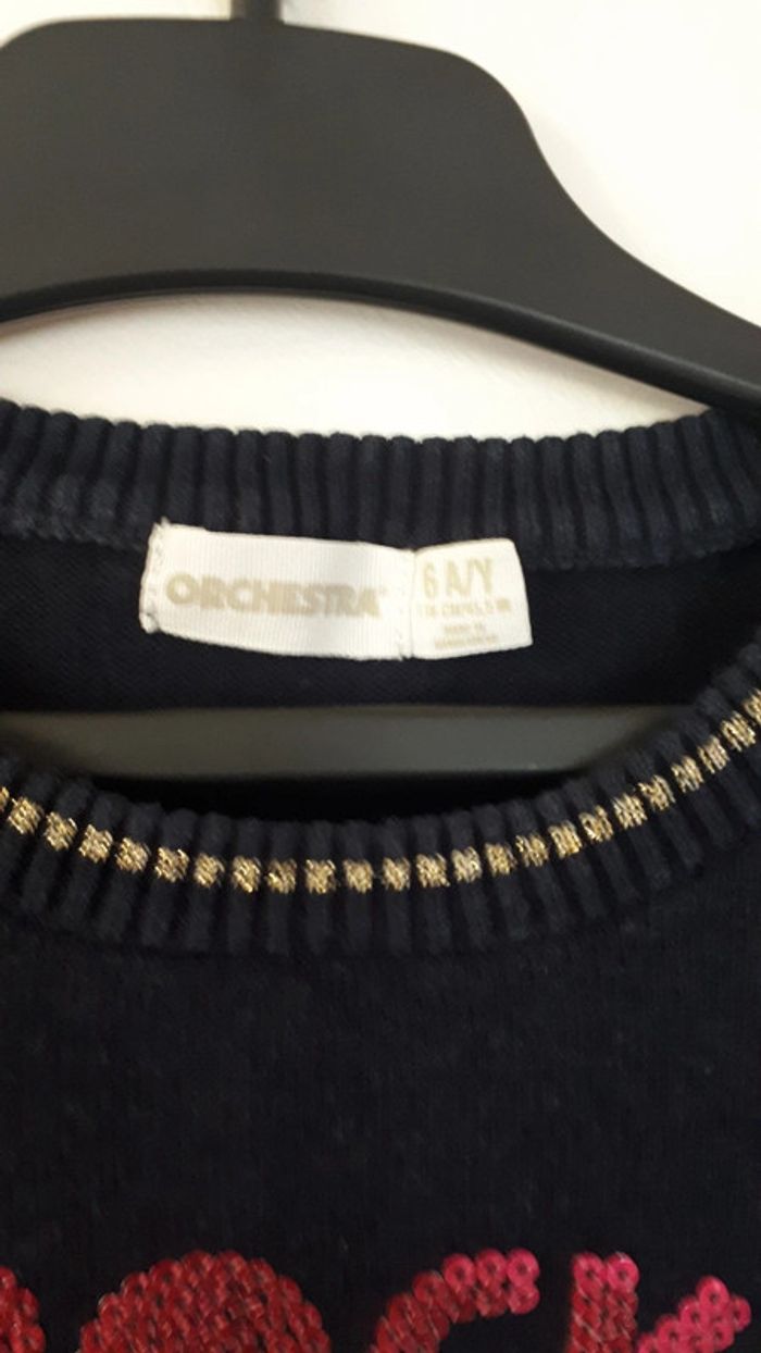 Robe hiver MC 6 ans a sequins et pailettes - photo numéro 4