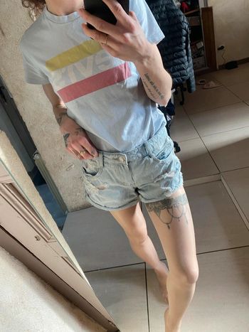 Short clair fleur