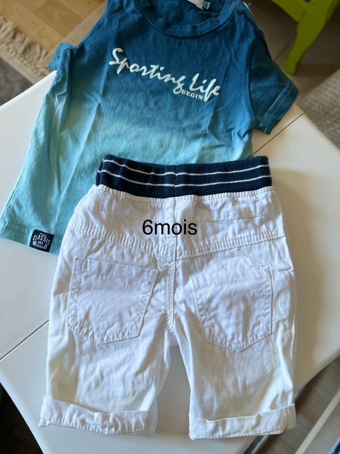 Ensemble short et tee shirt 6mois