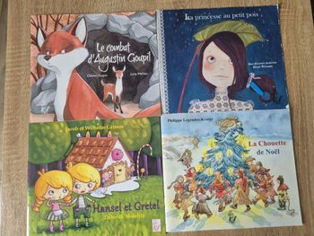 Lot de 4 livres "lire c'est partir "