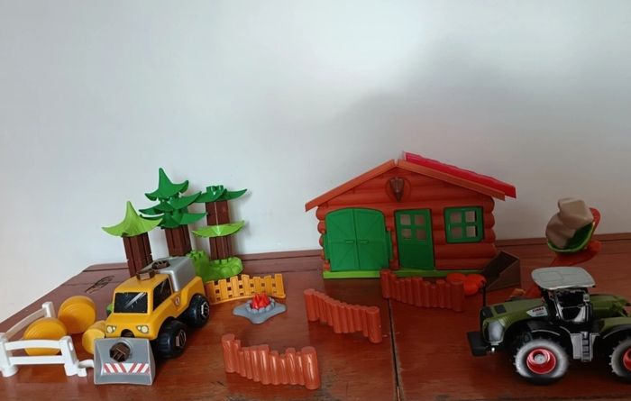 Lot chalet ferme tracteur tactopelle. - photo numéro 3