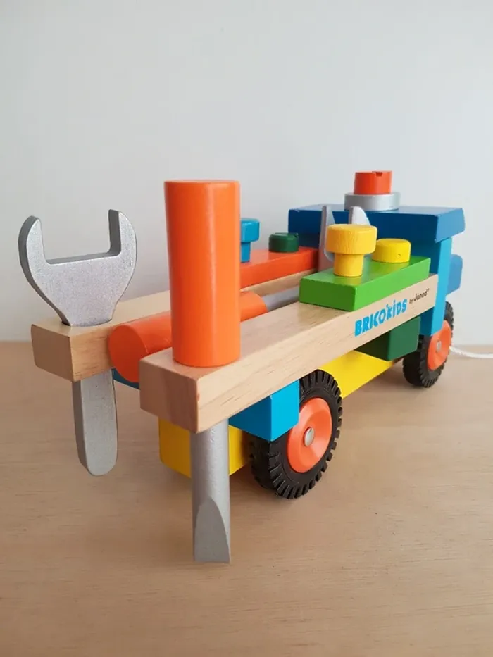 Janod Camion Brico'kids outils en bois bricolage - photo numéro 15