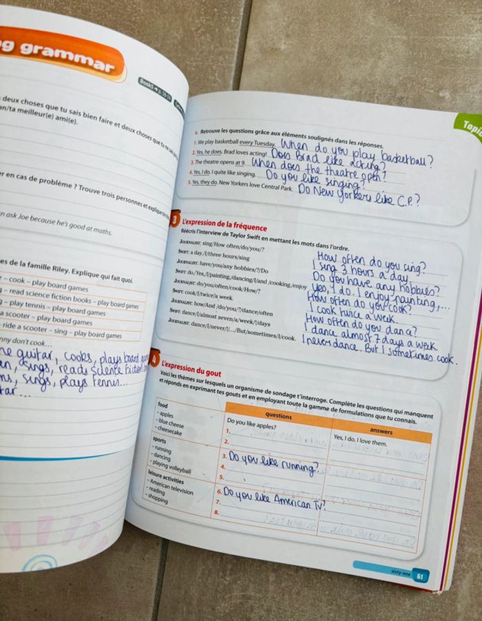 Manuel d’anglais et workbook New Hi There 5e - photo numéro 3