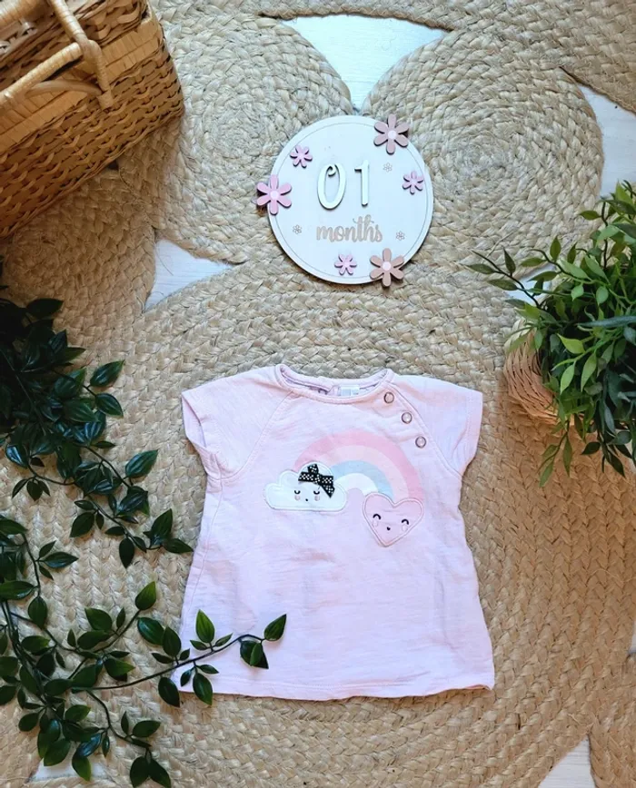 🌼 Tee shirt 1 mois fille, Orchestra 🌼