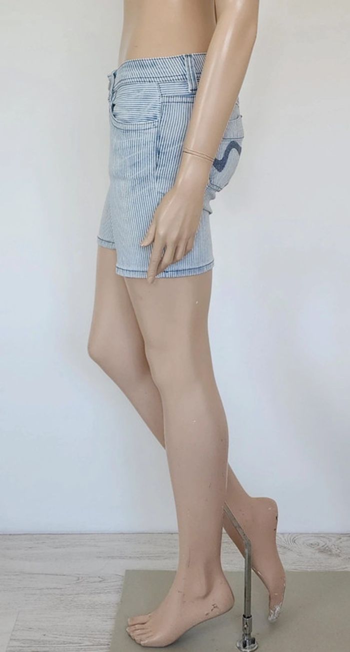 Short en jeans rayé Cache-Cache T.36 - photo numéro 3