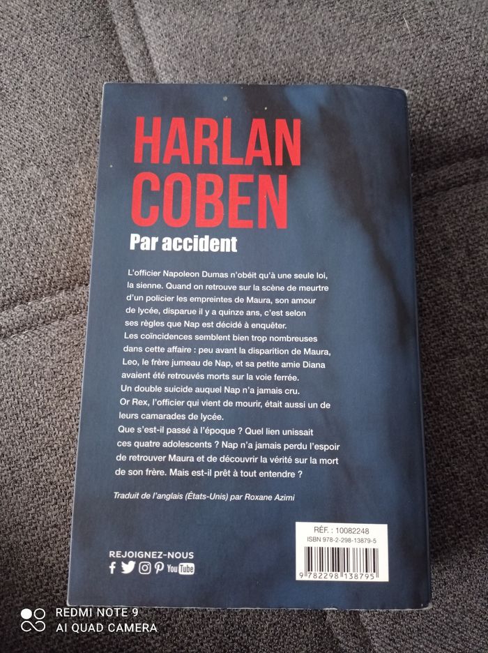 Par Accident de Harlen Coben - photo numéro 2