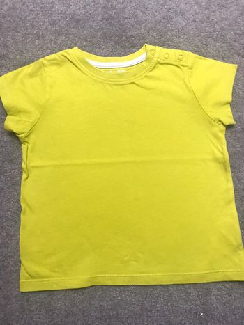 T-Shirt vert anis flashy DPAM 24 mois