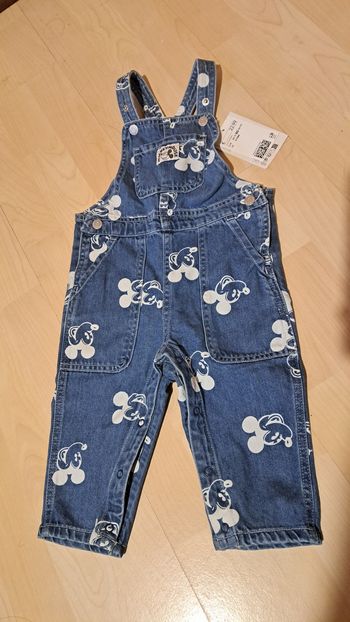Salopette Mickey 9-12M