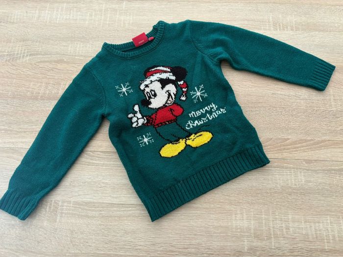 Pull en laine Mickey 6 ans
