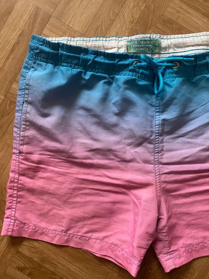 Short de bain bleu et rose Primark - photo numéro 2