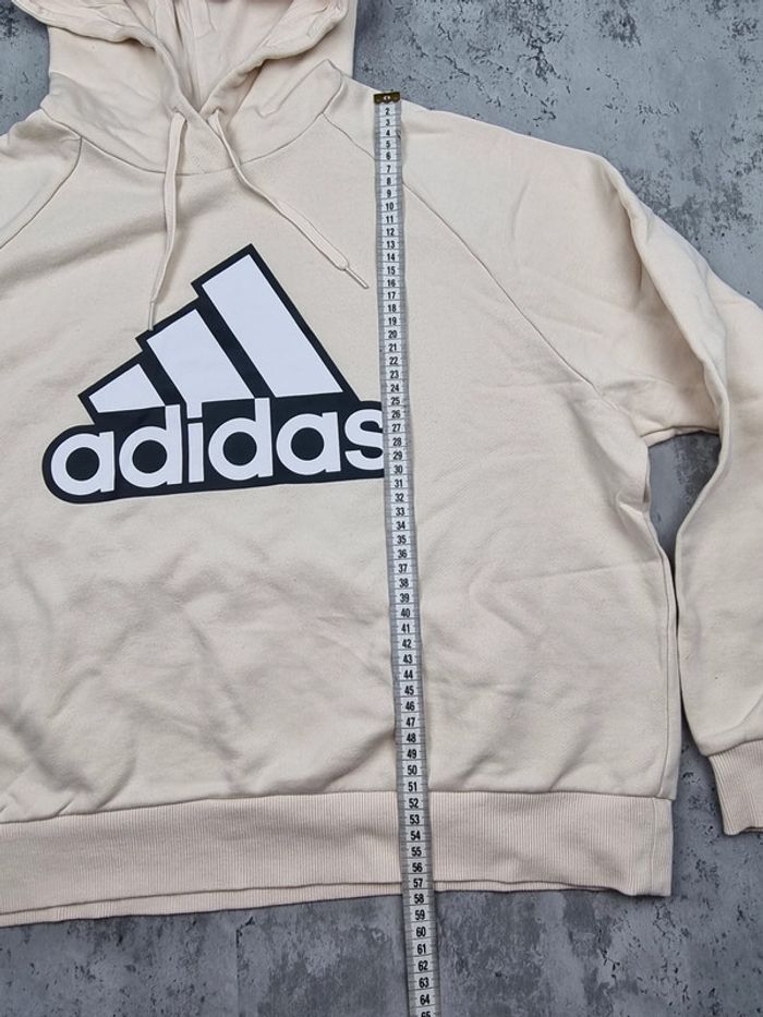 Sweat a capuche Adidas crème, M Femme - photo numéro 4