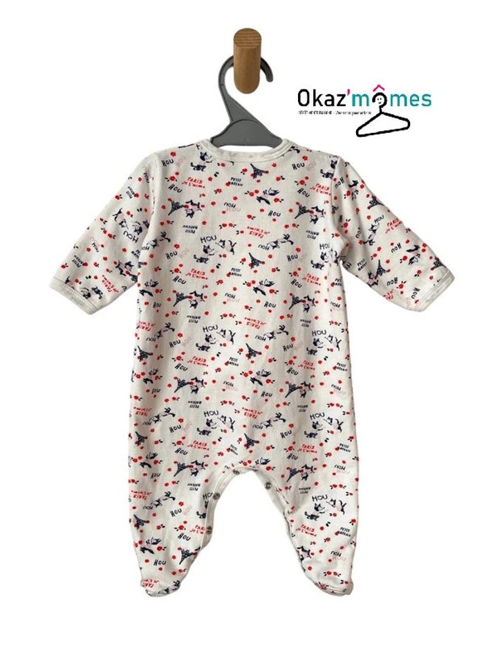 Pyjama / dors-bien "Paris je t'aime" - Petit Bateau 6 mois (67cm) - photo numéro 4
