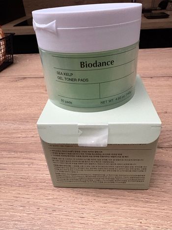 Soins visage disque coréen Biodance Sea Kelp Gel Toner Pads
