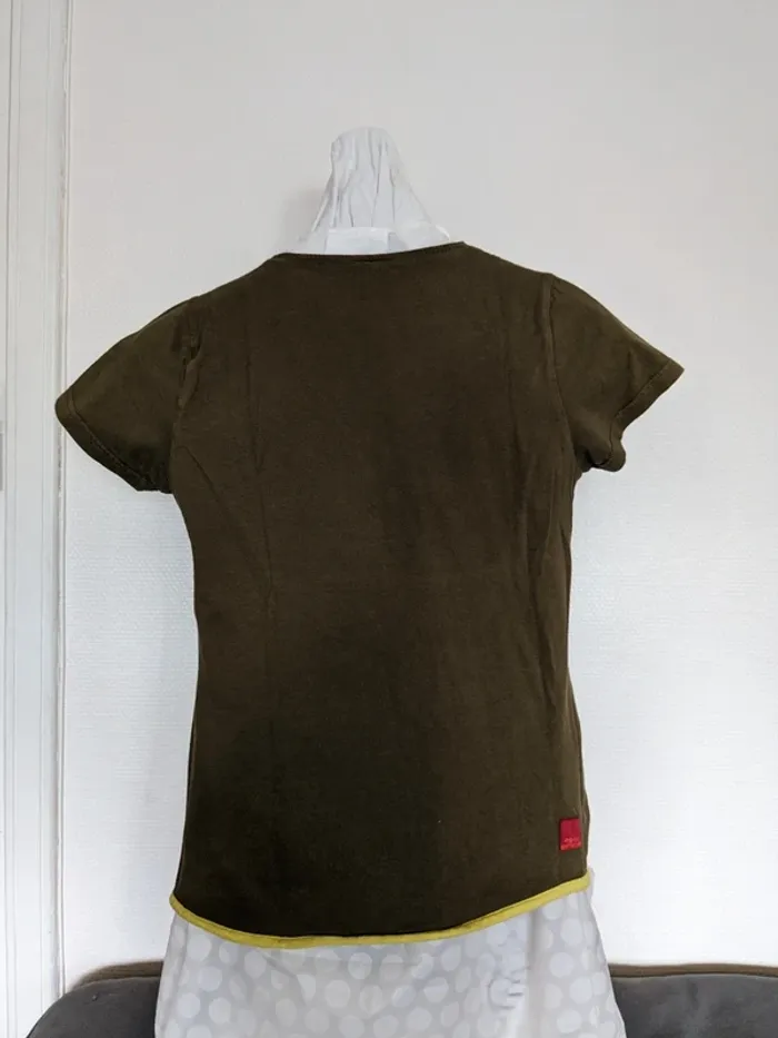 Lot t-shirt/débardeur Miss Captain - vert - photo numéro 3