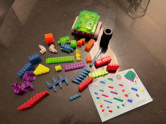 LEGO Laser Pegs 8-in-1 RN 2170B – briques translucides - photo numéro 6