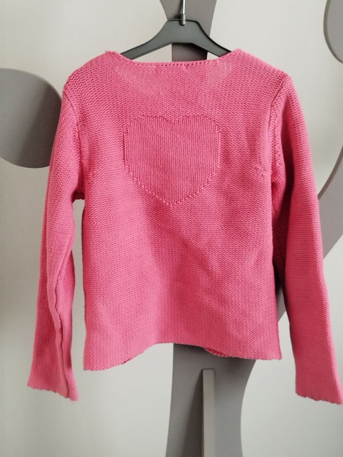 Gilet rose Vertbaudet taille 8 ans - photo numéro 2