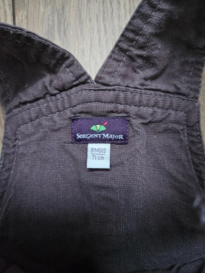 Salopette Sergent Major marron / violet 9 mois - photo numéro 11