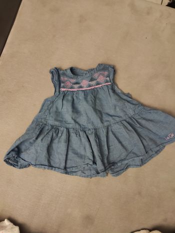 Robe bleu la compagnie des petits 6 mois