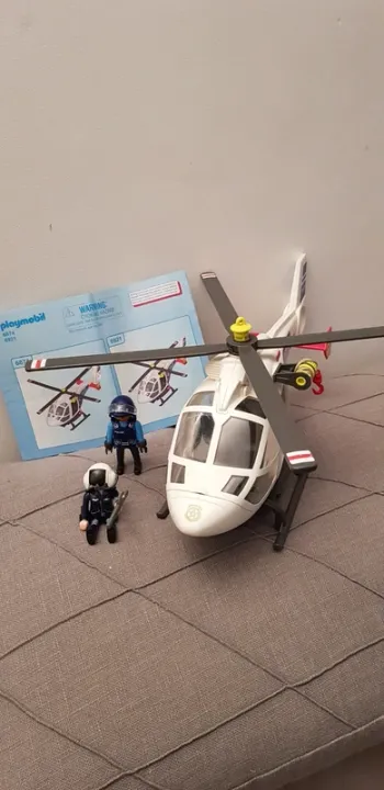 Playmobil City Action - Hélicoptère de police - T. Dès 4 ans