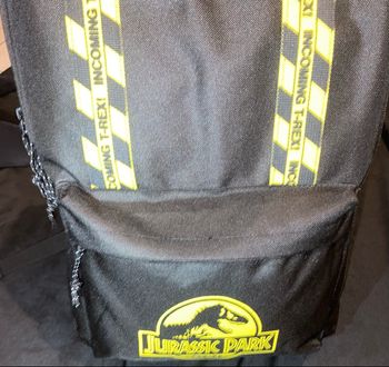 sac à dos collectionneur jurassic park 🚨 modèle introuvable "incoming t-rex" neuf