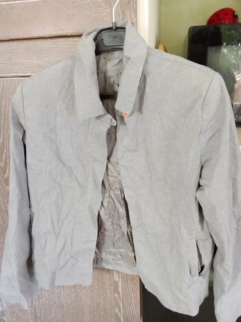 Veste à épaulettes grise 36