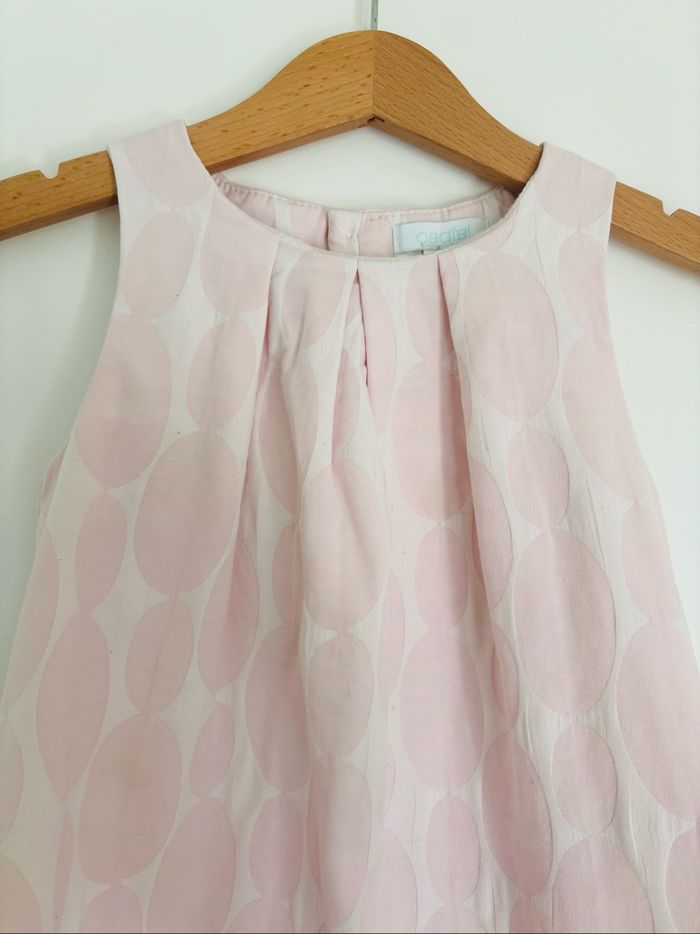 Ensemble robe + boléro tons rose 2a - 86cm - photo numéro 9
