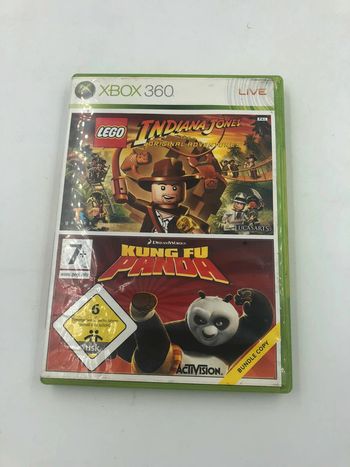 Jeu vidéo Double jeu Lego Indiana Jones et Kung Fu Panda