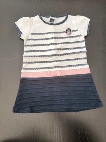 Robe manches courtes 18 mois