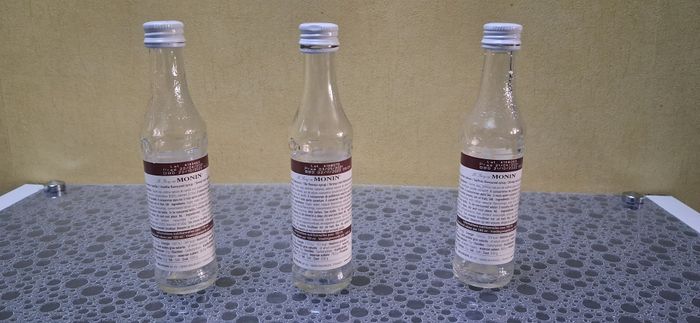3 mini bouteilles sirop Monin - photo numéro 2