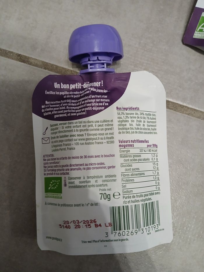 23 gourdes petit déjeuner good goût neuves - photo numéro 3