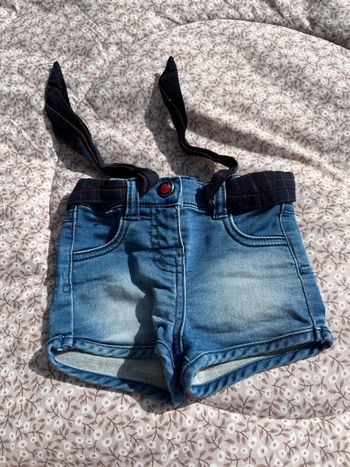 Short en jeans