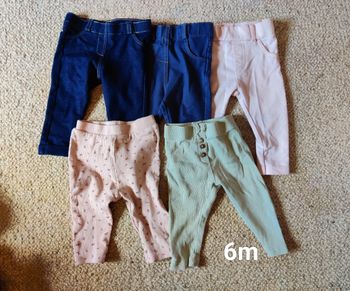 5 leggings et jeggings  fille  6m