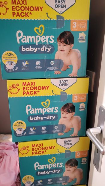 3 pampers taille 3
