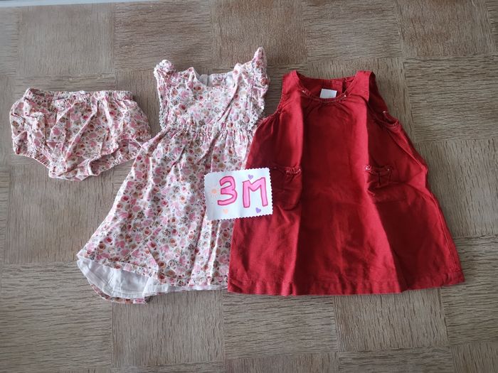 Lot robes été 3 mois fille réf 3M A