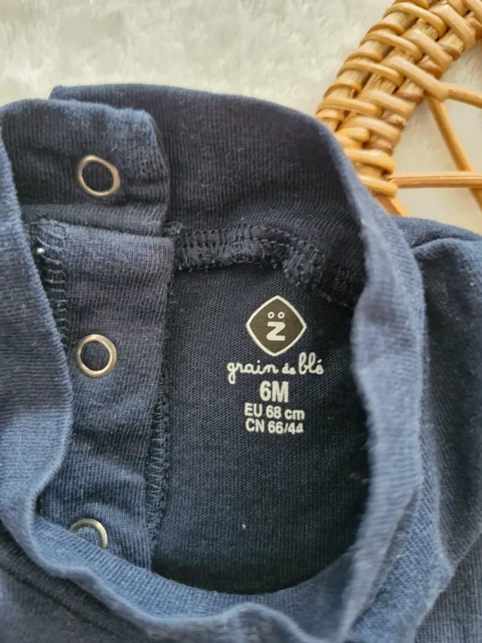 Ensemble T-shirt manches longues et legging 6 mois - photo numéro 5