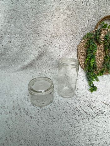 Lot de 2 bocaux en verre de conservation - Pyrex 