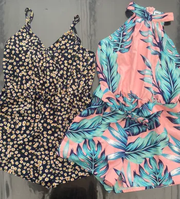 Lot de 2 combi short