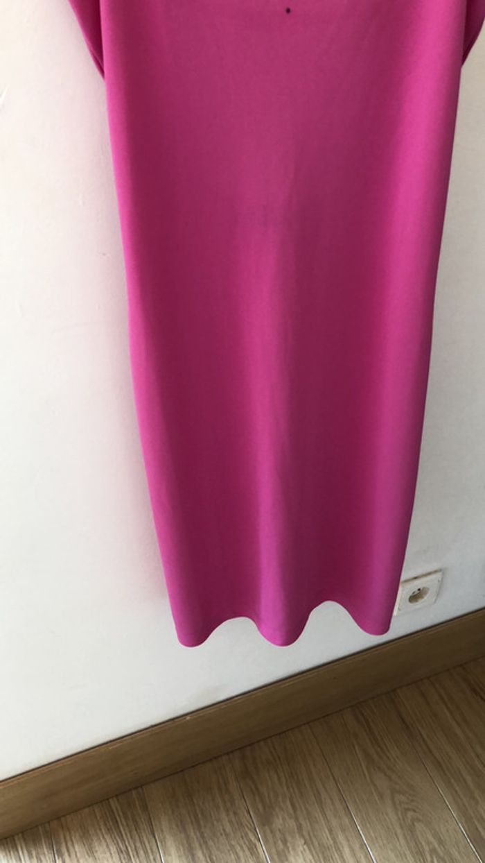 Robe à fines bretelles rose taille 40 / robe d’été rose - photo numéro 2