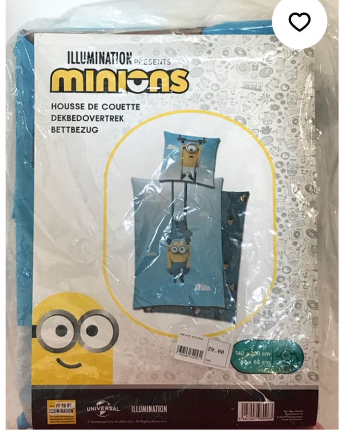 Parure housse de couette en 140