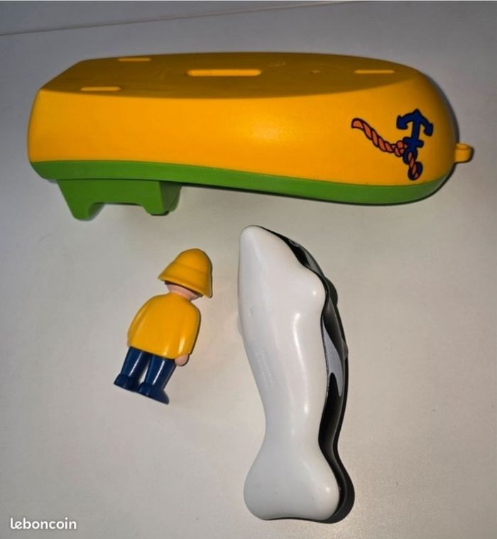 123 playmobil Bateau de pêche 6739 complet - photo numéro 4