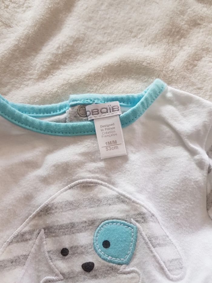 Lot de 3 pyjamas légers bébé garçon 1 mois - photo numéro 8