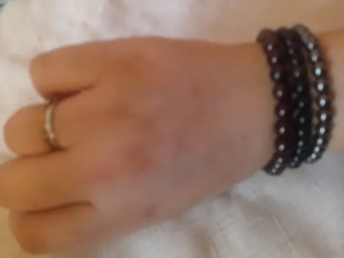 Bracelet en pierre de grenat - photo numéro 3