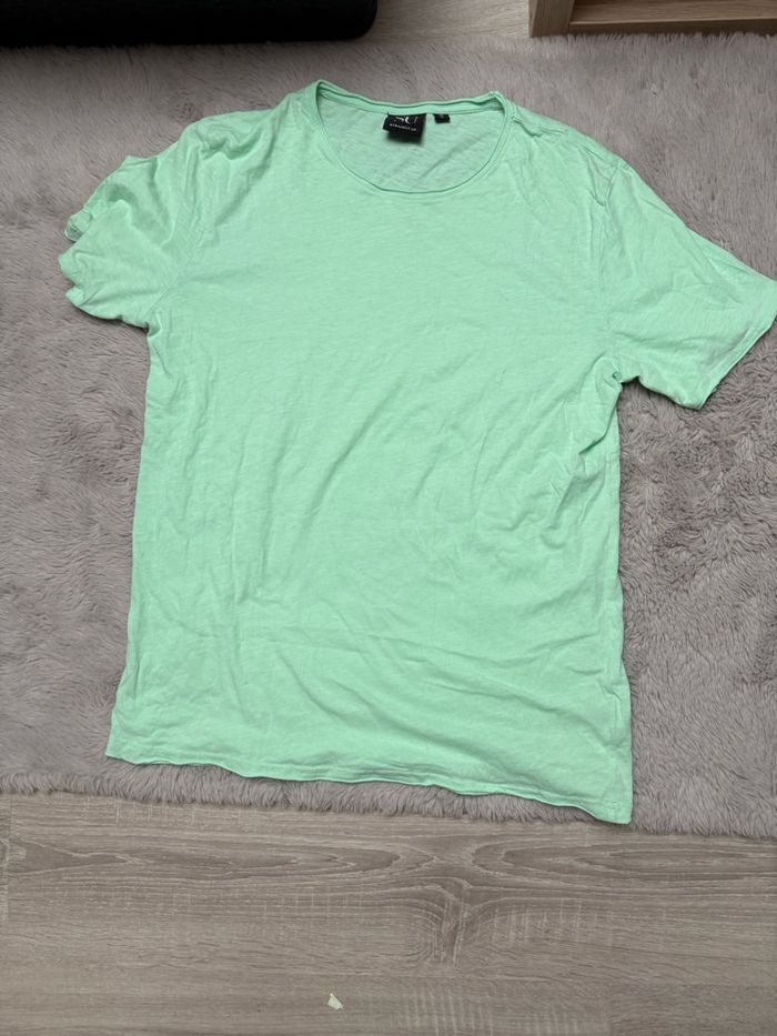 💚 T-shirt homme vert – Straight Up – Taille M - photo numéro 3