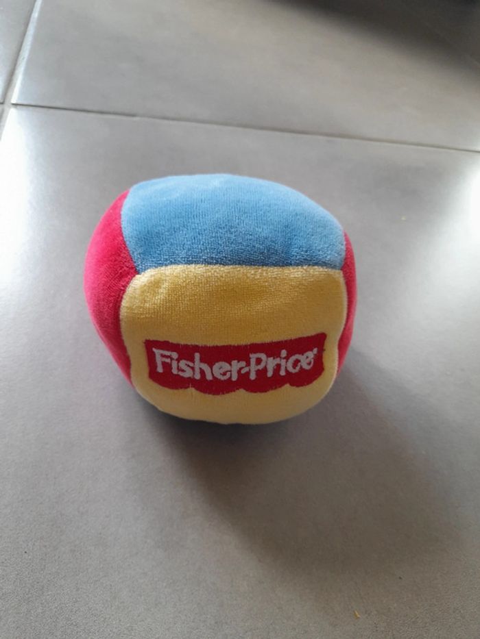 Ancienne peluche balle fisher price