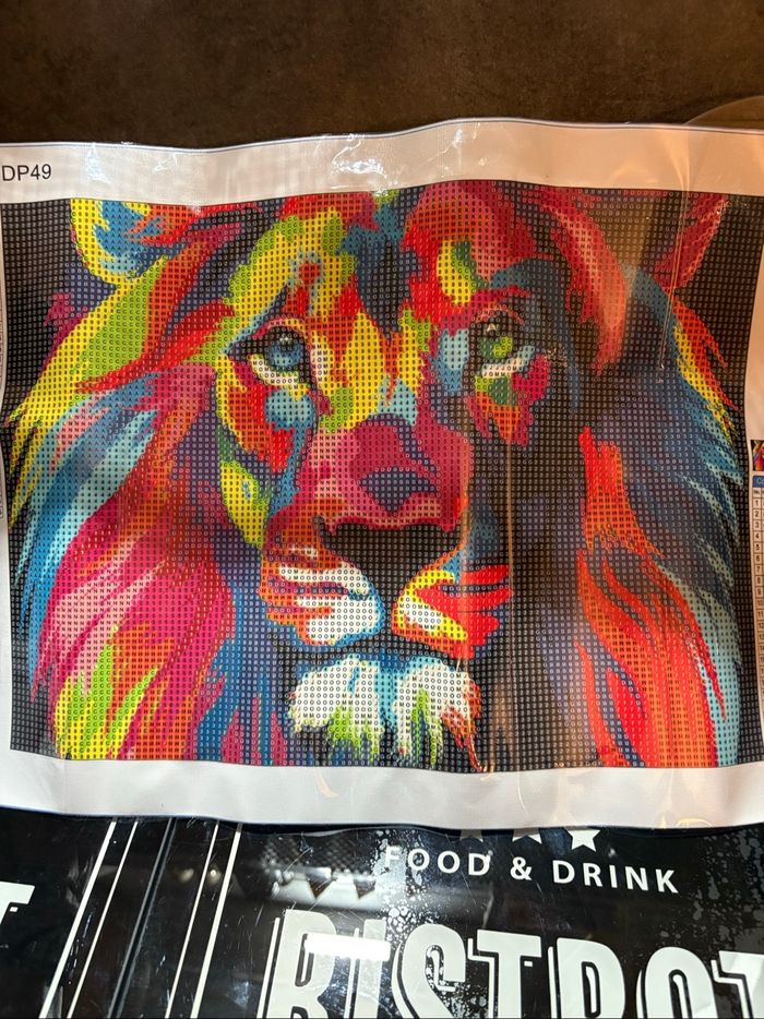Diamond painting lion 30*40cm neuf - photo numéro 3