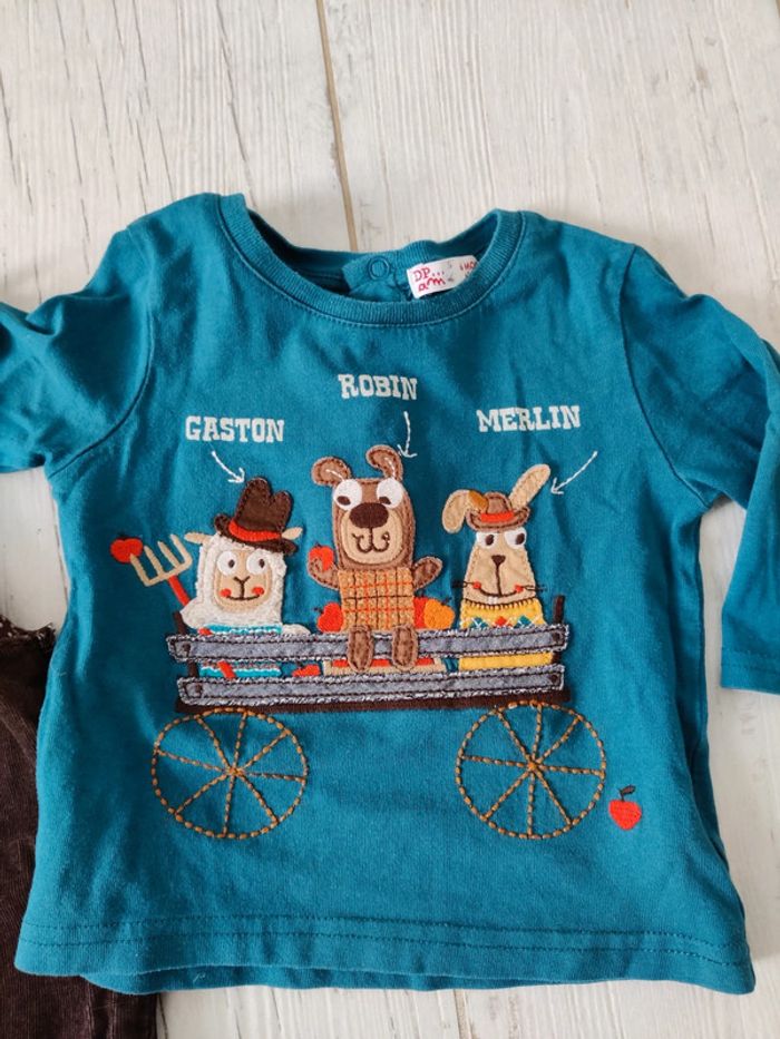Lot vêtements bébé garçon taille 6 mois saison hiver en très bon état - photo numéro 9