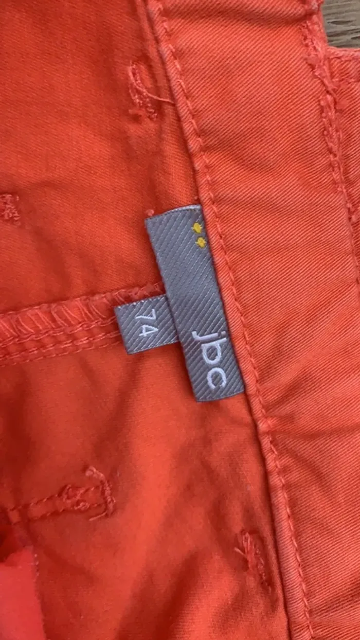 Salopette orange jbc 74 - photo numéro 4