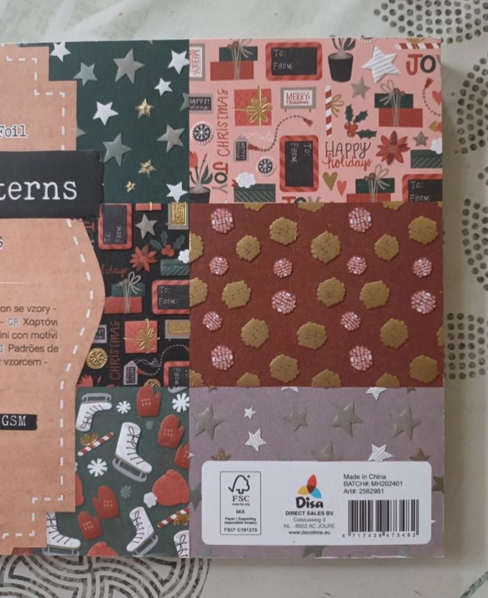 Loisirs Créatifs - Carton à motifs sur le Thème de Noël 🎄🌾 - photo numéro 3